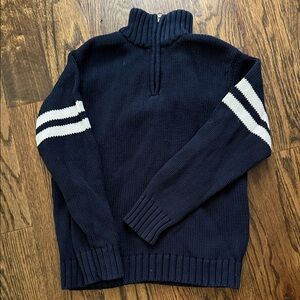 Boy’s Old Navy Sweater with White Stripes Medium 8